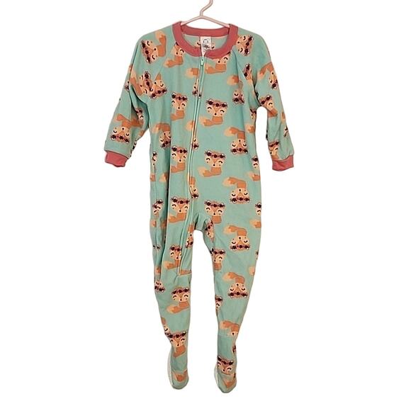 Gerber Footed One Piece Sleep and Play Fleece Zip-up, 3T - Picture 1 of 7